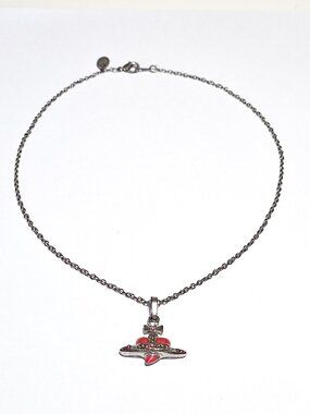 Vivienne Westwood Diamante Heart Orb necklace - please read carefully